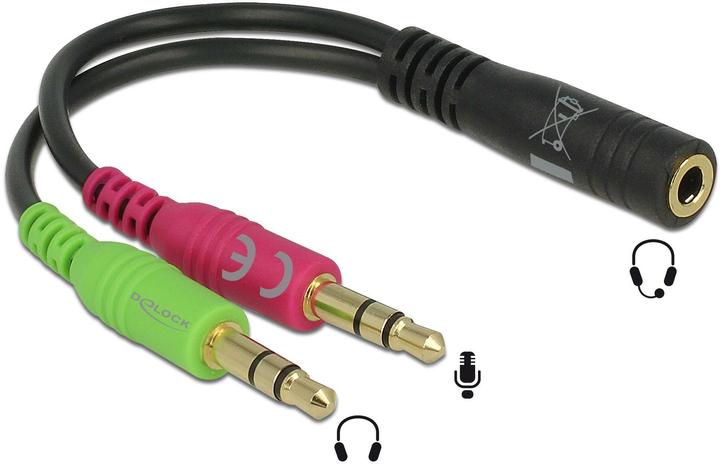 Delock Prise d'adaptateur - 2 x fiche jack (Adaptateur jack)