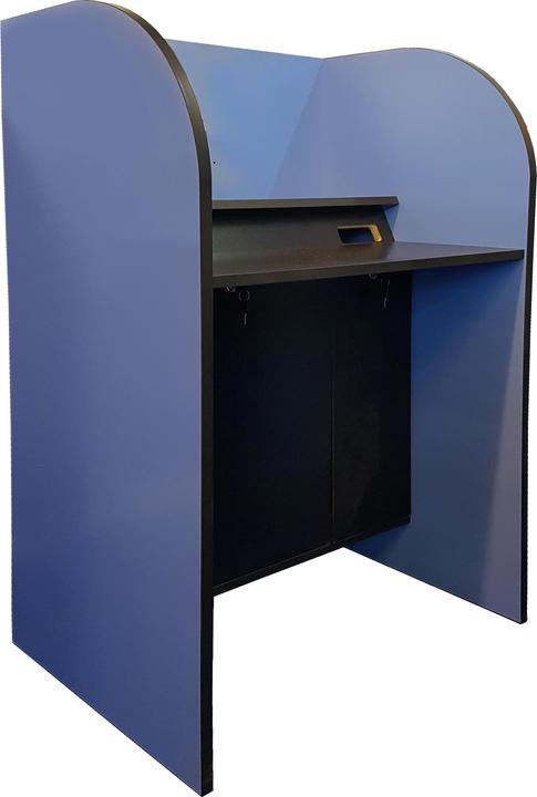 Image du produit Pupitre d'ordinateur avec protection visuelle, Ver. pour imprimante