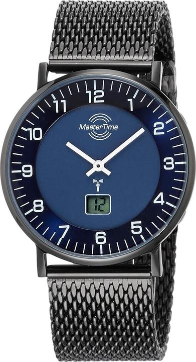 Actual product image Conrad Components Master Time Radio Advanced Men Watch Slim (Analogue wristwatch, Digital watch, Radio-controlled clock, 42 mm)