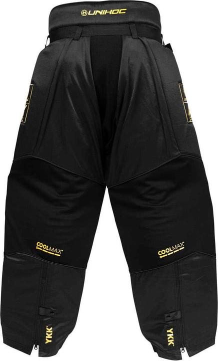 Produktbild Unihoc Goaliehose ALPHA EVOLAB schwarz/gold-L (L)