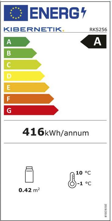 Energy Label Kibernetik FSP RKS256 Retro (243 l)