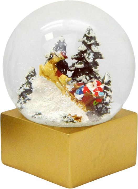 Produktbild Minimum Collection Schneekugel "Weihnachts-Santa im Rentier Schlitten im Winterwald"
