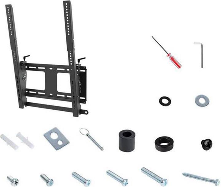 Produktbild StarTech TV-Wandhalterung hochformat - schwarz (Wand, 55", 50 kg)