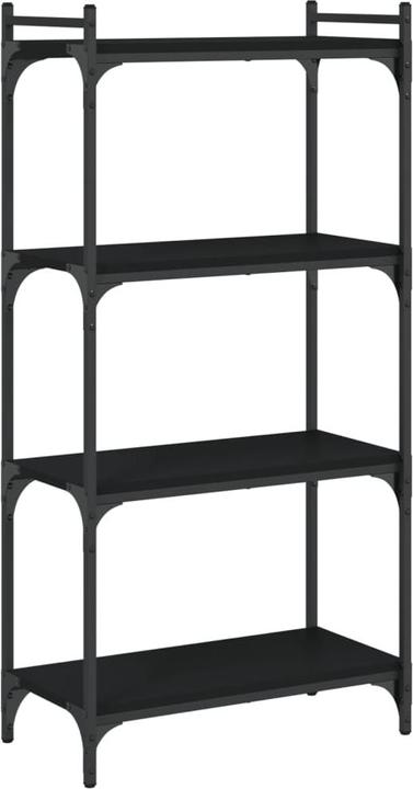Image du produit VidaXL Bibliothèque 4 étagères Noir 60x30x120 cm (60 x 30 x 120 cm)