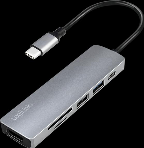 Produktbild LogiLink UA0343 (USB-C, 6 Ports)