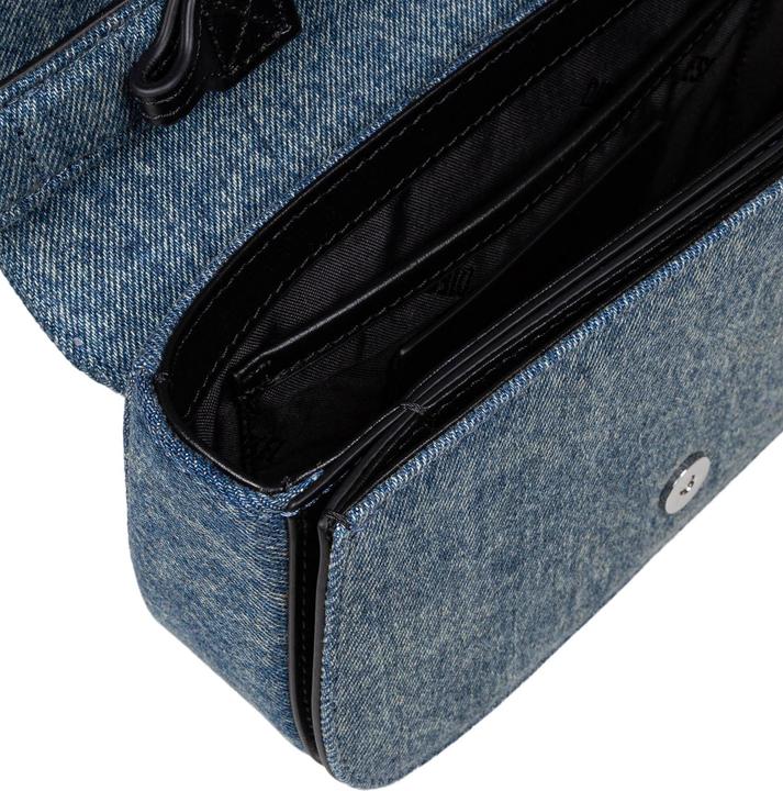 Actual product image Diesel 1dr shoulder bag in denim color blue jeans
