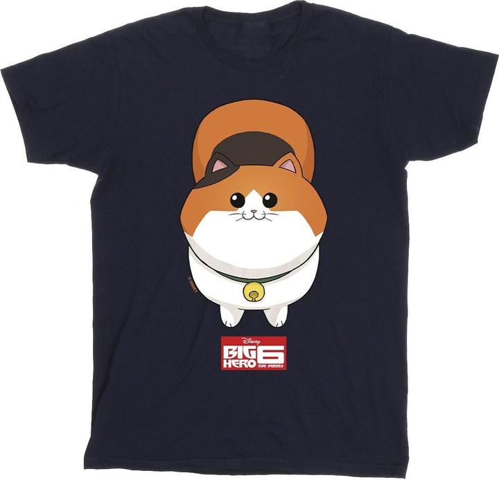 Actual product image Disney Mens Big Hero 6 Baymax Kitten Face T-Shirt (XL)