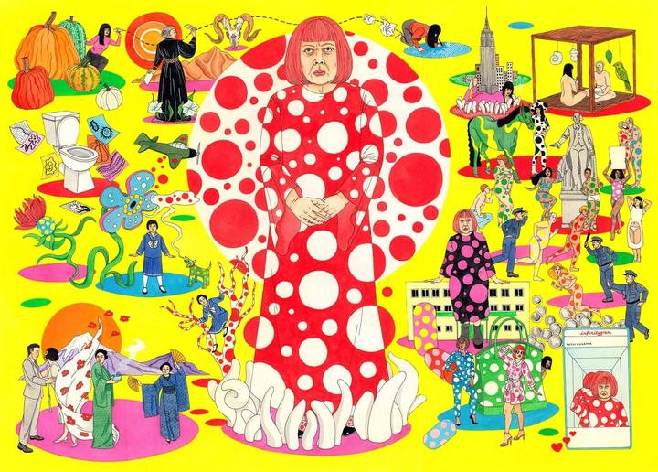 Image du produit Le monde de Yayoi Kusama (1000 pièces)