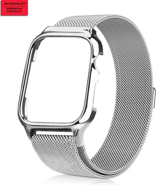 Actual product image MU Classic RJT Series Stainless Steel Bracelet with Magnetic Closure (40 mm, Stainless steel, Apple Watch Series 5, Apple Watch Series 6, Apple Watch SE, Apple Watch Series 4)