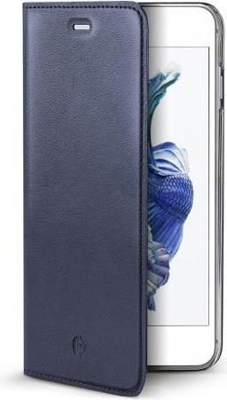 Actual product image Celly Air Leather mobile phone case 11.9 cm (4.7') Pouch case Blue (Apple iPhone 6s)