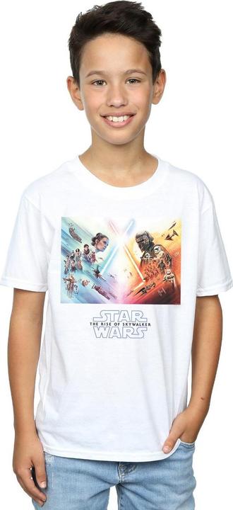 Immagine prodotto Star Wars The Rise Of Skywalker Battle Poster Maglietta Ragazzi (140, 146)