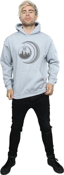 Actual product image Mens Hogwarts Moon Hoodie (XL)