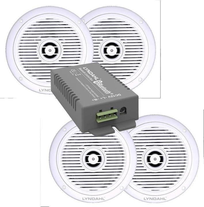 Produktbild Lyndahl LYNCS180IPS4 2-Wege Set Einbau-Lautsprecher 120 W 4 Ω Weiss 1 Set (Set)