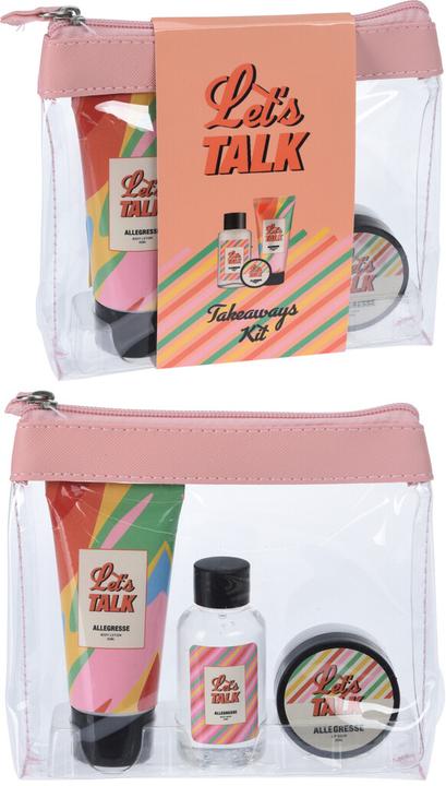 Actual product image Let's Talk Body care gift set 3 pcs. (Body care set)
