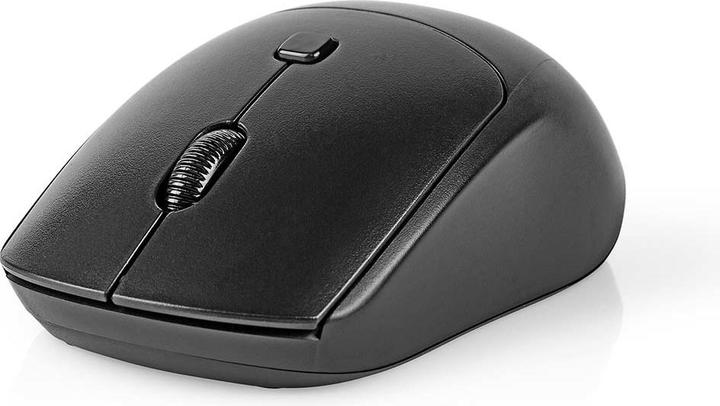 Actual product image Nedis KBMCW100BKDE Mouse and keyboard set Wireless mouse and keyboard connection: USB 800 / 1200 / 160 (DE, Wireless, Cable)