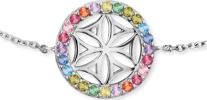 Immagine prodotto Engelsrufer L'angelo chiama il fiore della vita Bracciale (17 cm, Argento 925)