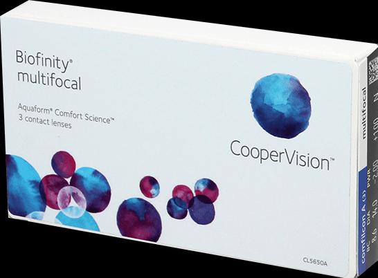 Biofinity Multifocal (-3, Monatslinse, 3 Stück, Multifokal)