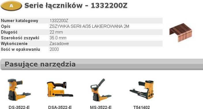 Produktbild Bostitch Karton Klammern 22 mm Liquor 2000 Stk. für DSA-3522-E / DS-3522-E / MS-3522-E / T541402 ( 1 (1 x)