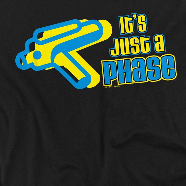 Actual product image Star Trek Quogs Mens Just a Phase T-Shirt (5XL)