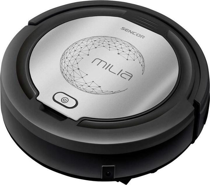 Image du produit Sencor SRV 1000SL robot vacuum 0.2 L Bagless Black, Silver (Robot d'aspiration et de nettoyage)