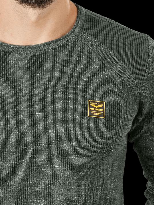 Image du produit Pme Legend Round Neck Pullover Cotton Rib Knit Urban Chic (S)