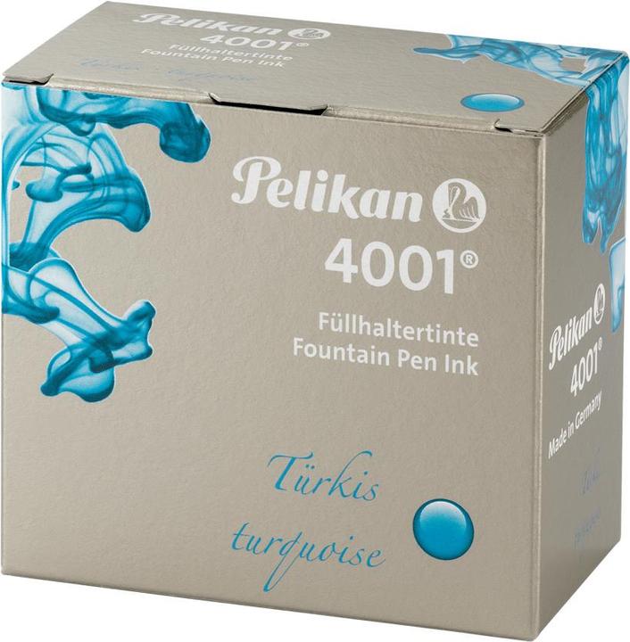 Actual product image Pelikan Ink 4001 (Inkwell, Turquoise)