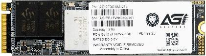 Actual product image AGI 1 TB SSD I298 M.2 PCIe 3.0 x4 NVMe (AGI1T0GIMAI298) (1000 GB, M.2 2280)