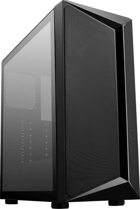 Actual product image Cooler Master CMP 510 ARGB MIDI TOWER CASE WITH WINDOW + MWE V2 230 V 650 W 80+ BRONZE POWER SUPPLY UNIT (ATX, mATX, Mini-ITX)