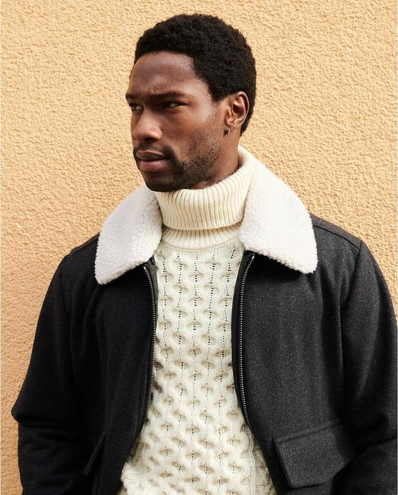 Actual product image La Redoute Collections Cable knit turtleneck jumper (3XL)