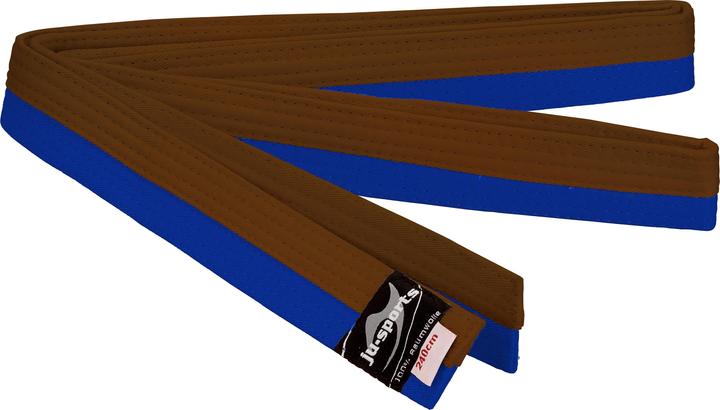 Image du produit Ju-Sports Ceinture de Budo bleu/marron (moitié/moitié)