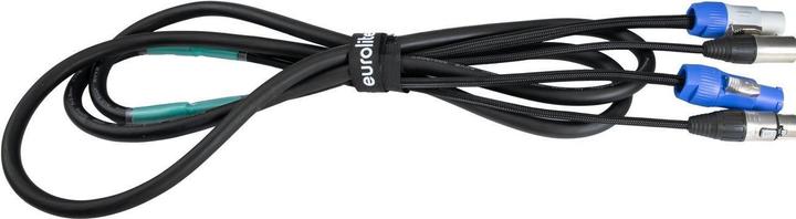 Actual product image Eurolite Combo cable DMX P-Con/3 Pin XLR 3m (3 m)