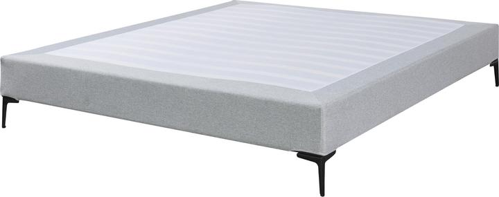 Immagine prodotto En.Casa Letto matrimoniale Lilla textile 180x200 cm grigio chiaro (180 x 200 cm)