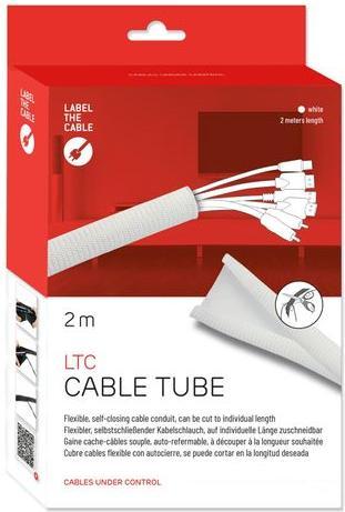 Immagine prodotto Label-the-cable Organizzatore di cavi bianco 1 pezzo (LTC 5120) (Tubo cavi, 200 cm)