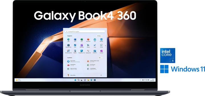 Produktbild Samsung Galaxy Book4 360 (15.60", Intel Core 5 120U, 16 GB, 256 GB, DE)