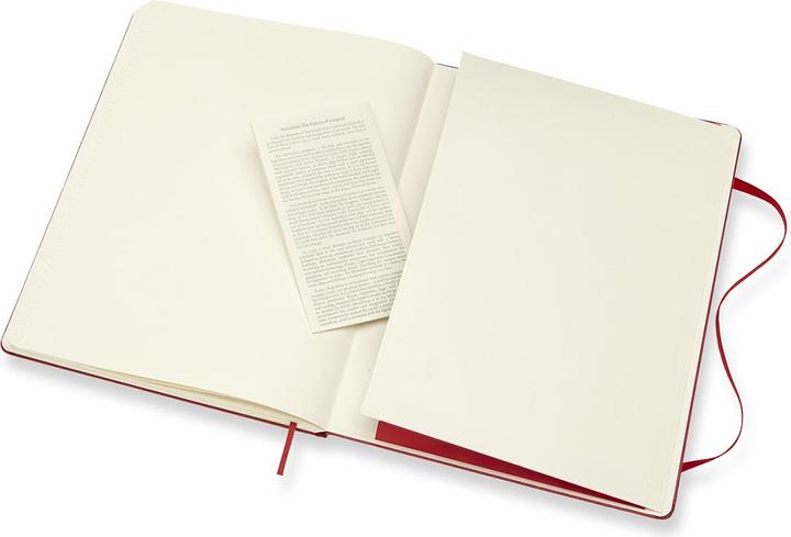 Image du produit Moleskine Carnet de notes XL (19 x 25 cm, Règle spéciale, Couverture rigide)