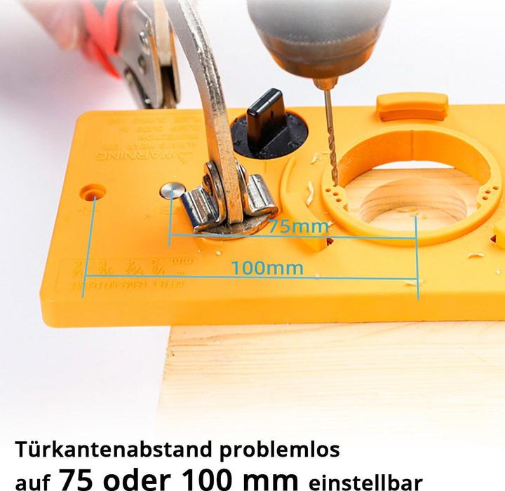 Immagine prodotto Stahlwerk Dima di foratura per cerniera con punta Forstner da 35 mm Punta di foratura per cerniera (35 millimetri)