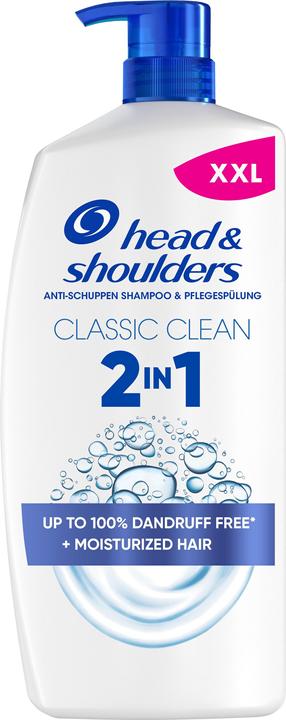 Head & Shoulders Anti-Schuppen Shampoo 2in1, classic clean Shampoo (800 ml, Liquid shampoo)