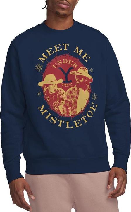 Produktbild Yellowstone Meet Me Under The Mistletoe Sweatshirt weihnachtliches Design (L)