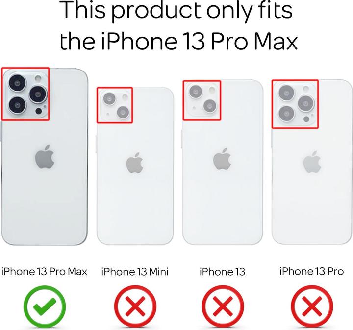Immagine prodotto Nalia Copertura antiurto dell'anello in stile militare (Apple iPhone 13 Pro Max)