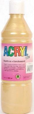 Actual product image Øvrige Acrylic metallic 500ml gold (Gold, 500 ml)