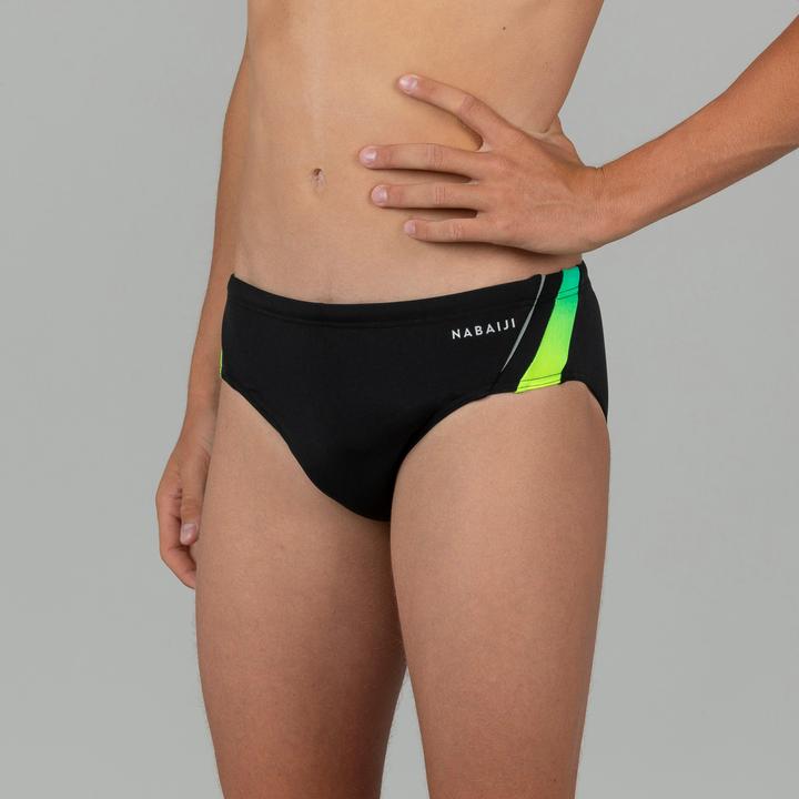 Produktbild Nabaiji Badehose Slip Jungen - 900 Yoke Grad grün (8, 9, 10)