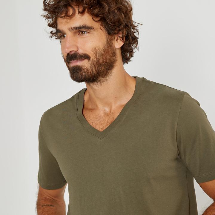 Image du produit La Redoute Collections T-shirt avec col en V (XXL)