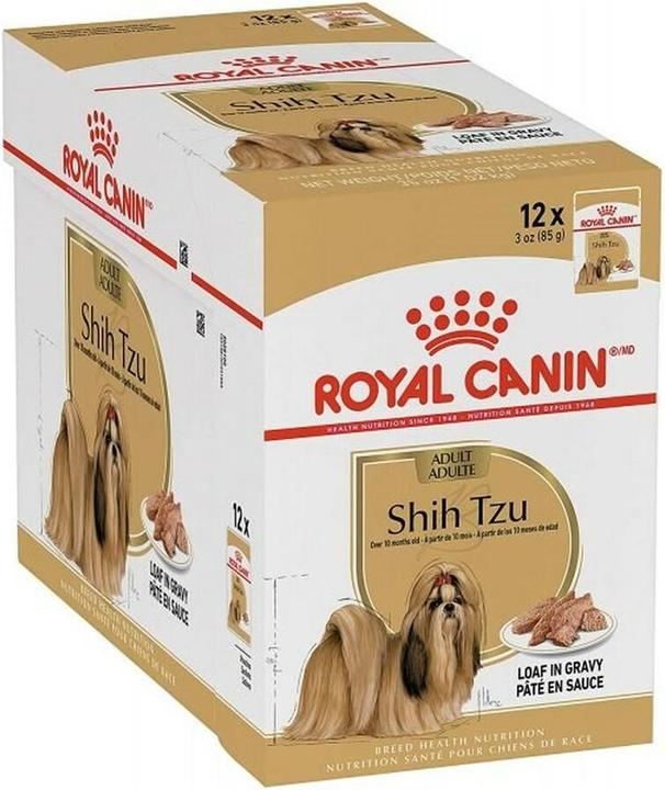 Produktbild Royal Canin Shih Tzu Adult Hunde Nassfutter Pâté 12x85 g (Senior, 1 Stk., 1020 g)