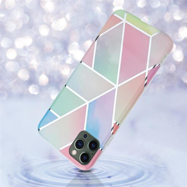 Actual product image Cadorabo IMD TPU Colorful Marble Cover (Apple iPhone 12 Pro Max)