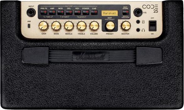 Produktbild Marshall Code 25 Combo Gitarren-Verstärker mit Kabel (Gitarre, 25 W)