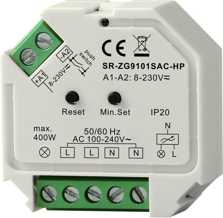 Produktbild Sunricher Zigbee 3.0 Dimmaktor 400 W (Dimmaktor)