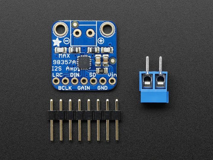 Immagine prodotto Adafruit Amplificatore I2S 3W Classe D Breakout MAX98357A (Estensione)