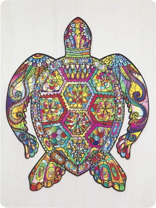 Actual product image Grafix Wooden puzzle turtle 130 pieces FSC (130 pieces)