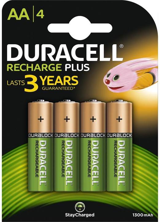 Duracell Recharge Plus (4 pcs., AA, 1300 mAh)