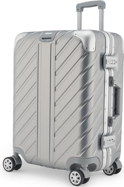 Lettoo Wasserfester Handgepäckkoffer mit Alu-Rahmen (42 l, Handgepäck (bis 50l))